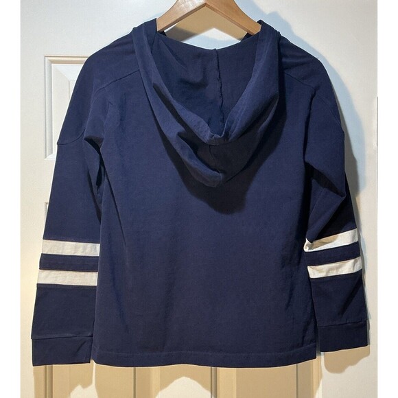 NHL Seattle Kraken Long Sleeve Laced Hooded Shirt Blue Women's Size Small - Picture 3 of 4